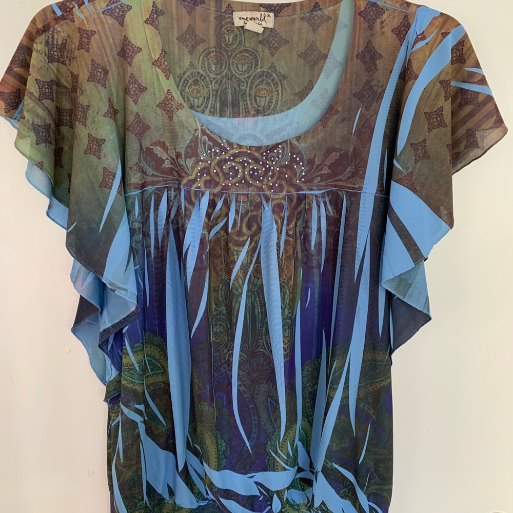 Blues and neutrals top